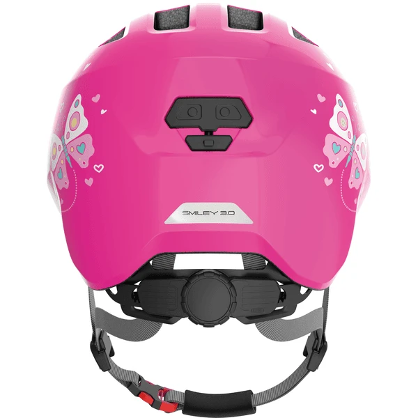 ABUS Fietshelm SMILE Y 3.0 Roze Vlinder-S 3 ABUS Fietshelm SMILE Y 3.0 Roze Vlinder-S - Afbeelding 3