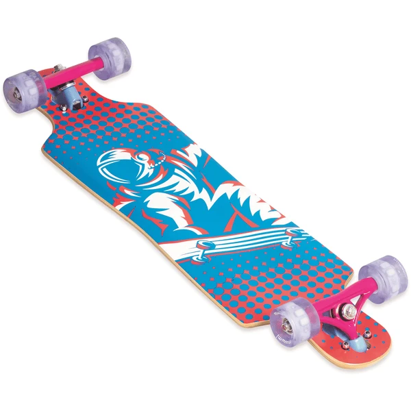 AUTHENTIC SPORTS Lang Board Compact ABEC 7 Space , Met Verlichte Wielen 2 AUTHENTIC SPORTS Lang Board Compact ABEC 7 Space , Met Verlichte Wielen - Afbeelding 2