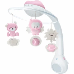 Infantino B Kids® 3 In 1 Muziekmobile Met Lamp, Roze