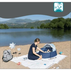 Babymoov Speelpark En Reiswieg 2in1 Babyni Marinière -Kinderspeelgoed babymoov speelpark en reiswieg 2in1 babyni mariniere a412636 3