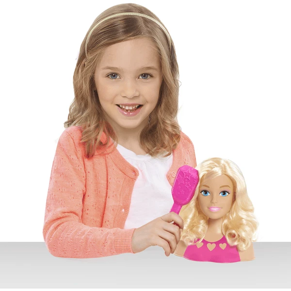Barbie Mini Kapperskop, Blond Haar 2 Barbie Mini Kapperskop, Blond Haar - Afbeelding 2