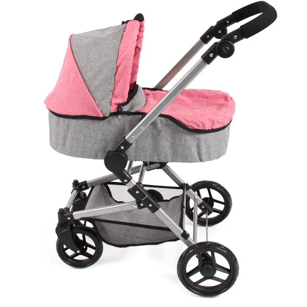 BAYER CHIC 2000 Fides 3 In 1 Combi Poppenwagen Gemêleerd Roze 3 BAYER CHIC 2000 Fides 3 In 1 Combi Poppenwagen Gemêleerd Roze - Afbeelding 3