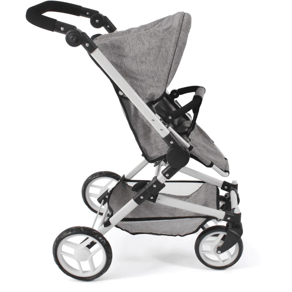 BAYER CHIC 2000 Fides 3 In 1 Combi Poppenwagen Grijs 5 BAYER CHIC 2000 Fides 3 In 1 Combi Poppenwagen Grijs - Afbeelding 5