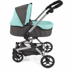 BAYER CHIC 2000 Fides 3 In 1 Combi Poppenwagen Melange Mint -Kinderspeelgoed bayer chic 2000 fides 3 in 1 combi poppenwagen melange mint a321004 2