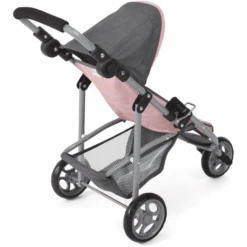 BAYER CHIC 2000 Jogging Buggy LOLA Melange Antraciet-roze -Kinderspeelgoed bayer chic 2000 jogging buggy lola melange antraciet roze a355599 2