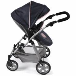 BAYER CHIC 2000 Kombi Poppenwagen NELE Gemêleerd Marine Grijs 7 BAYER CHIC 2000 Kombi Poppenwagen NELE Gemêleerd Marine Grijs -Kinderspeelgoed bayer chic 2000 kombi poppenwagen nele gemeleerd marine grijs a320886 2