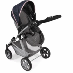 BAYER CHIC 2000 Kombi Poppenwagen NELE Gemêleerd Marine Grijs 9 BAYER CHIC 2000 Kombi Poppenwagen NELE Gemêleerd Marine Grijs -Kinderspeelgoed bayer chic 2000 kombi poppenwagen nele gemeleerd marine grijs a320886 4