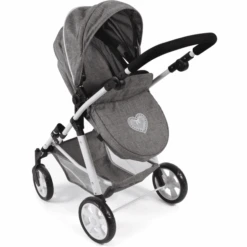 BAYER CHIC 2000 Kombi Poppenwagen NELE Jeans Grijs -Kinderspeelgoed bayer chic 2000 kombi poppenwagen nele jeans grijs a320888 3