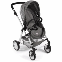 BAYER CHIC 2000 Kombi Poppenwagen NELE Jeans Grijs -Kinderspeelgoed bayer chic 2000 kombi poppenwagen nele jeans grijs a320888 4