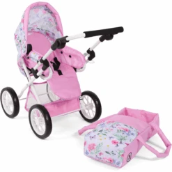 BAYER CHIC 2000 LENI Combi Poppenwagen Flower -Kinderspeelgoed bayer chic 2000 leni combi poppenwagen flower a355192 3