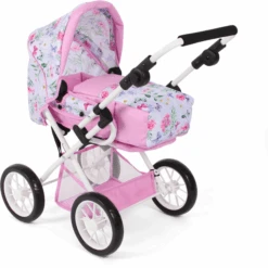 BAYER CHIC 2000 LENI Combi Poppenwagen Flower -Kinderspeelgoed bayer chic 2000 leni combi poppenwagen flower a355192 4