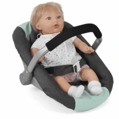 BAYER CHIC 2000 Melange Poppen Autostoel Antraciet-mint -Kinderspeelgoed bayer chic 2000 melange poppen autostoel antraciet mint a359977 4