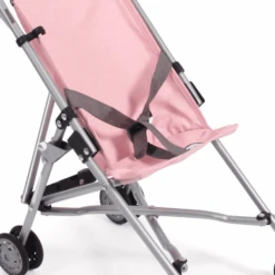 BAYER CHIC 2000 Mini Buggy ROMA Melange Grijs-roze -Kinderspeelgoed bayer chic 2000 mini buggy roma melange grijs roze a355555 2