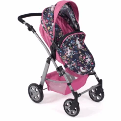 BAYER CHIC 2000 NELE Eenhoorn Combi Poppenwagen -Kinderspeelgoed bayer chic 2000 nele eenhoorn combi poppenwagen a355217 4