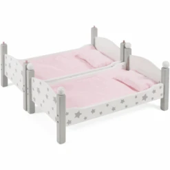 BAYER CHIC 2000 Poppen Stapelbed Stars Grijs -Kinderspeelgoed bayer chic 2000 poppen stapelbed stars grijs a296667 3