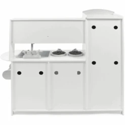 BAYER CHIC 2000 Speelkeuken Wit / Zilver -Kinderspeelgoed bayer chic 2000 speelkeuken wit zilver a270754 4