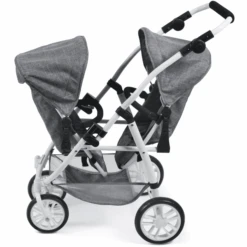 BAYER CHIC 2000 Tandem-Buggy VARIO Jeans Grey -Kinderspeelgoed bayer chic 2000 tandem buggy vario jeans grey a242858 2