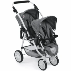 BAYER CHIC 2000 Tandem-Buggy VARIO Jeans Grey