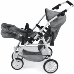 BAYER CHIC 2000 Tandem-Buggy VARIO Jeans Grey -Kinderspeelgoed bayer chic 2000 tandem buggy vario jeans grey a242858 3
