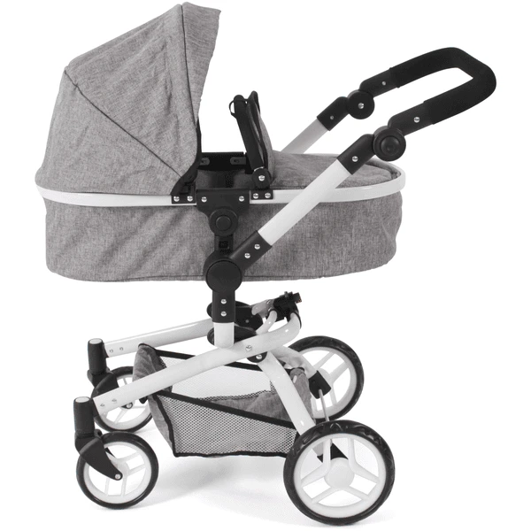 BAYER CHIC Combi Poppenwagen YOLO Grijs 2 BAYER CHIC Combi Poppenwagen YOLO Grijs - Afbeelding 2