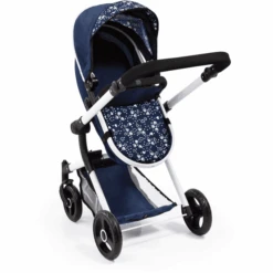 Bayer Design Combi Poppenwagen Neo Vario Blauw Met Hartjes 8 Bayer Design Combi Poppenwagen Neo Vario Blauw Met Hartjes -Kinderspeelgoed bayer design combi poppenwagen neo vario blauw met hartjes a295785 3