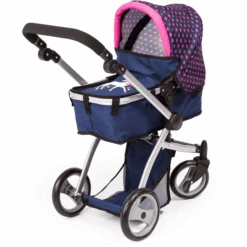 Bayer Design Combinatie Poppenwagen Mega Set, Blauw Met Hartjes En Eenhoorn 7 Bayer Design Combinatie Poppenwagen Mega Set, Blauw Met Hartjes En Eenhoorn -Kinderspeelgoed bayer design combinatie poppenwagen mega set blauw met hartjes en eenhoorn a295797 2