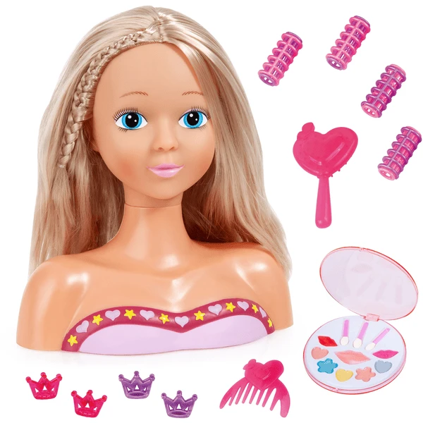 Bayer Design Kappershoofdmodel Met Cosmetica, 27 Cm 1 Bayer Design Kappershoofdmodel Met Cosmetica, 27 Cm