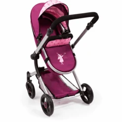 Bayer Design Neo Vario Combinatie Poppenwagen Pruim, Met Fee -Kinderspeelgoed bayer design neo vario combinatie poppenwagen pruim met fee a313423 3