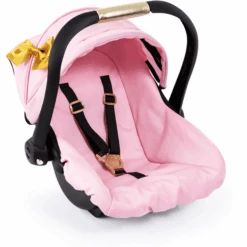 Bayer Design Poppen Autostoel Met Dak, Roze/goud 8 Bayer Design Poppen Autostoel Met Dak, Roze/goud -Kinderspeelgoed bayer design poppen autostoel met dak roze goud a313539 3