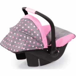 Bayer Design Poppenautostoel Met Kap Pink -Kinderspeelgoed bayer design poppenautostoel met kap pink a277737 3
