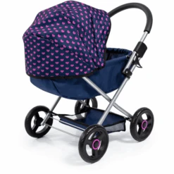 Bayer Design Poppenwagen Gezellig Blauw Eenhoorn -Kinderspeelgoed bayer design poppenwagen gezellig blauw eenhoorn a313369 3