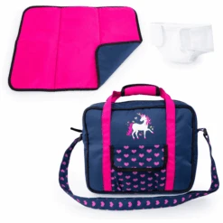 Bayer Design Verzorgingstas Blauw, Met Eenhoorn