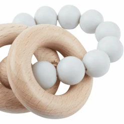 Bieco Bijtring Met Siliconenketting Grijs -Kinderspeelgoed bieco bijtring met siliconenketting grijs a304429 4