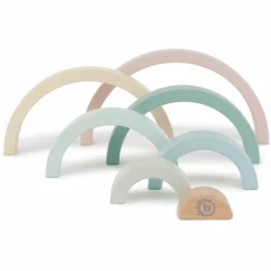 Bieco Houten Regenboog Om Roze Te Stapelen 9 Bieco Houten Regenboog Om Roze Te Stapelen -Kinderspeelgoed bieco houten regenboog om roze te stapelen a324953 4