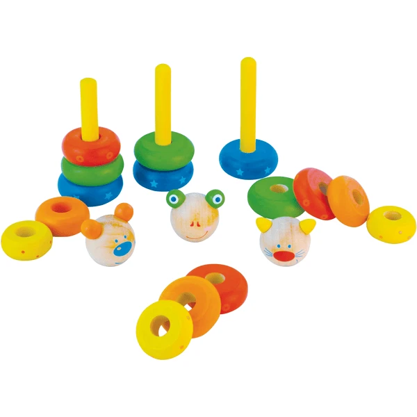 BIECO Stapelfiguur – Ringen 2 BIECO Stapelfiguur – Ringen - Afbeelding 2