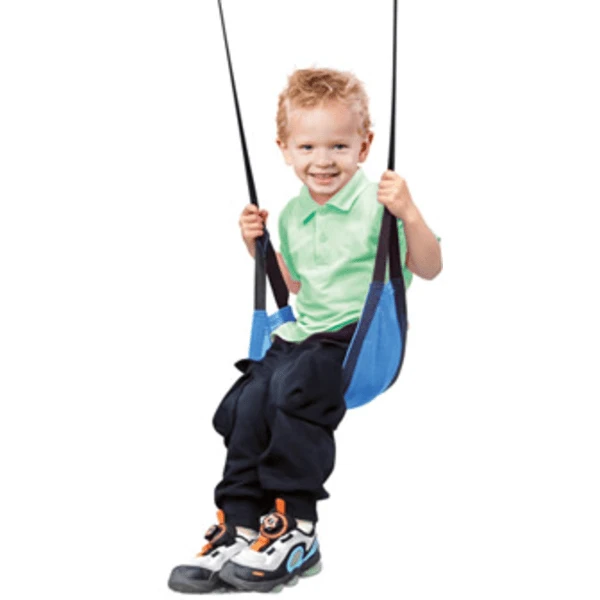 Bino Hangende Kinderschommel - Blauw 2 Bino Hangende Kinderschommel - Blauw - Afbeelding 2