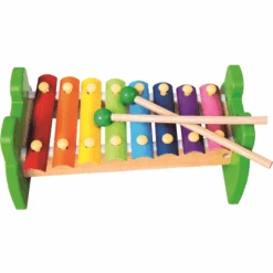 Bino Hout-metaal Xylofoon Kikker -Kinderspeelgoed bino hout metaal xylofoon kikker a272936 4