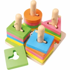 Bino Houten Vormenspel -Kinderspeelgoed bino houten vormenspel a360309 4