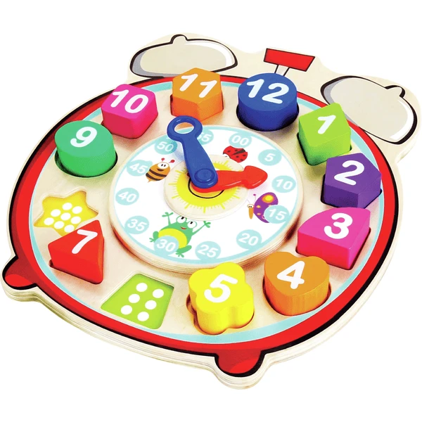 Bino Insteekbare Houten Klokken 3 Bino Insteekbare Houten Klokken - Afbeelding 3