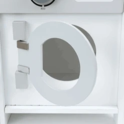 Bino Kinderkeuken Met Wasmachine En Toebehoren, Wit -Kinderspeelgoed bino kinderkeuken met wasmachine en toebehoren wit a360492 2