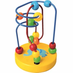 Bino Kralenbaan, Geel 6 Bino Kralenbaan, Geel -Kinderspeelgoed bino kralenbaan geel a272930 2