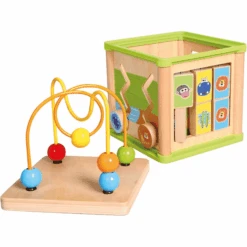 Bino Motoriekkubus 9 Bino Motoriekkubus -Kinderspeelgoed bino motoriekkubus a212143 4