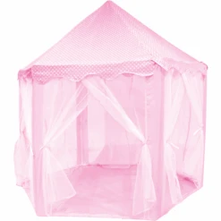 Bino Speeltent Kasteel, Roze -Kinderspeelgoed bino speeltent kasteel roze a360313 2