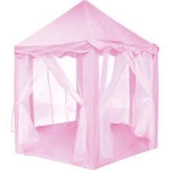Bino Speeltent Kasteel, Roze -Kinderspeelgoed bino speeltent kasteel roze a360313 3
