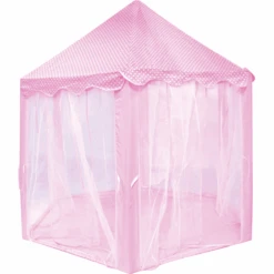 Bino Speeltent Kasteel, Roze -Kinderspeelgoed bino speeltent kasteel roze a360313 4
