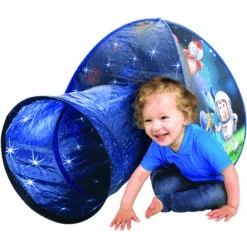 Bino Tent Met Tunnel, Astronaut -Kinderspeelgoed bino tent met tunnel astronaut a293659 3