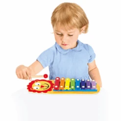 Bino Xylofoon Leeuw 9 Bino Xylofoon Leeuw -Kinderspeelgoed bino xylofoon leeuw a313759 4
