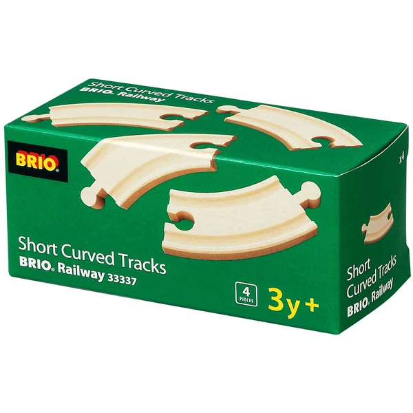 BRIO Spoorwegen - Gebogen Korte Rails 90 Mm (E1) 3 BRIO Spoorwegen - Gebogen Korte Rails 90 Mm (E1) - Afbeelding 3