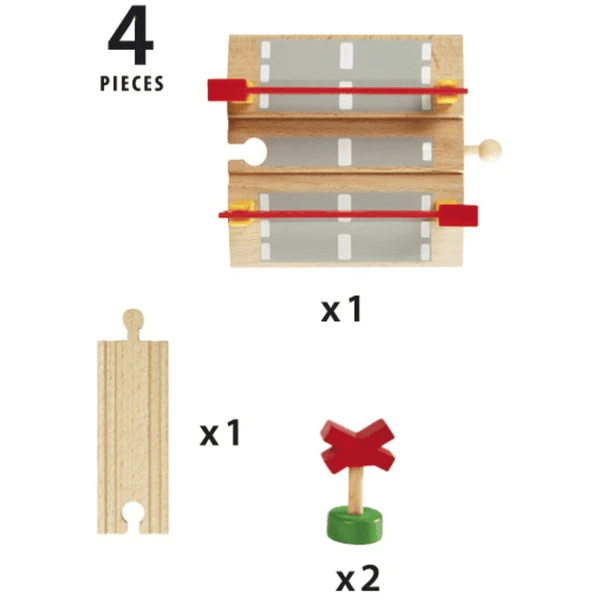 BRIO Spoorwegen – Spoorwegovergang 4 BRIO Spoorwegen – Spoorwegovergang - Afbeelding 4