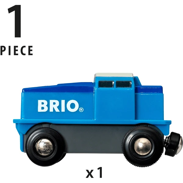 BRIO® WORLD Blauwe Batterij- Goederenlocomotief 33130 3 BRIO® WORLD Blauwe Batterij- Goederenlocomotief 33130 - Afbeelding 3